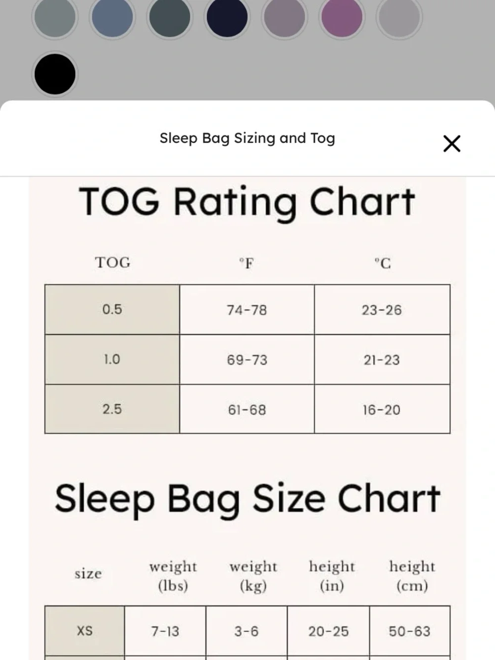 Kyte BABY Sleep Sack Medium 1.0 tog - Picture 3 of 3